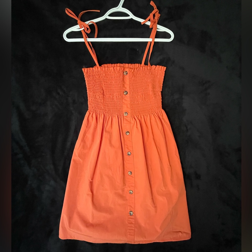 Orange Mini Dress